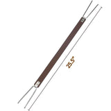 Fire Pit Carrying Handle for 25.5" Solo Stove Bonfire  & Other Fire Pit, Heavy-Duty PU Strap with Stainless Steel Hooks for Camping Outdoor