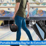 Bowling Mesh Bag, Single Bowling Ball Carrier with Reinforced  Handle, Black,  (excluding bowling) In Australia - Darrahopens