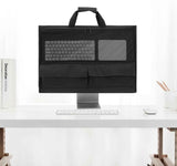 Adjustable Travel Carrying Case for 24''Desktop Monitor(Universal), Protective Storage Bag for  Monitor Dust Cover with Carry Handle for 24 inch  Screen and Accessories（black） In Australia - Darrahopens