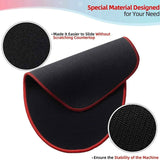 Sliding pad for vertical mixer, chef's machine anti slip pad - suitable for tilted kitchen auxiliary vertical mixer electrical sliding pad, table storage mobile sliding pad （small size red edge 4.5L-5L) In Australia - Darrahopens