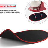 Sliding pad for vertical mixer, chef's machine anti slip pad - suitable for tilted kitchen auxiliary vertical mixer electrical sliding pad, table storage mobile sliding pad （small size red edge 4.5L-5L) In Australia - Darrahopens