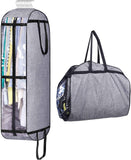 Hanging Garment Bags for Travel Suit Bags for Closet Storage Moving Bags for Clothes Dress Cover for Coat, Jacket, Shirt, Clothing, grey In Australia - Darrahopens