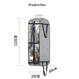 Hanging Garment Bags for Travel Suit Bags for Closet Storage Moving Bags for Clothes Dress Cover for Coat, Jacket, Shirt, Clothing, grey