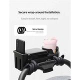 Universal Stroller Snack Tray, 3 in 1 Stroller Cup Holder with Phone Holder and Silicone Flexible Arms Grip,  (Snack Tray) In Australia - Darrahopens