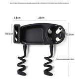 Universal Stroller Snack Tray, 3 in 1 Stroller Cup Holder with Phone Holder and Silicone Flexible Arms Grip,  (Snack Tray) In Australia - Darrahopens