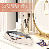 Hot Hair Tools Organizer Bag Portable Travel Heat Resistant Storage Case Pouch for Curling Irons, Flat Irons, Hair Straighteners and Styling Tools（beige） In Australia - Darrahopens