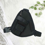 Chest Rig Bag Adjustable, Walkie Talkie Portable Vest Chest Bag Pouch Black with Adjustable Strap Chest Bag for Men Women Night Running Exercise Hiking（black） In Australia - Darrahopens
