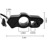 Motorcycle Throttle Lock, Universal Heavy Duty Motorcycle Grip Handlebar Lock Fit for Motorbike Sports Bikes Scooter Mopeds ATVs Black In Australia - Darrahopens