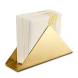 Gold Stainless Steel Napkin Holder, Modern Triangle Cocktail Napkin Dispenser Organizer for Kitchen Countertops, Dinner Tables, Picnic Tables In Australia - Darrahopens