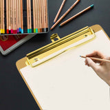 Stainless Steel Metal Clipboard,B6 and Letter Size Paper Clipboard for Home, Office, Hospital, Business（21*15cm） In Australia - Darrahopens