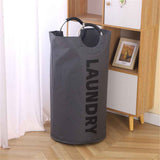 90L Large Laundry Basket, Collapsible Laundry Bag, Freestanding Tall Clothes Hamper, Foldable Washing Bin (Dark Blue) In Australia - Darrahopens