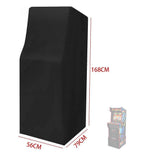 Game Machine Cover Waterproof & Dust-Proof Retro Home Arcade Machine Cover Electronic Game Cover Black（420D：56*79*168cm） In Australia - Darrahopens