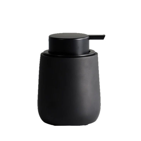 Black Lotion Dispenser - Ceramic Soap Dispenser Bathroom Refillable Liquid Hand Wash Dispenser for Bathroom Kitchen Dish Soap Dispenser with Easy-to-Press Pump In Australia - Darrahopens