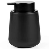 Black Lotion Dispenser - Ceramic Soap Dispenser Bathroom Refillable Liquid Hand Wash Dispenser for Bathroom Kitchen Dish Soap Dispenser with Easy-to-Press Pump In Australia - Darrahopens