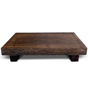 Simple Rustic Pedestal Stand - Handmade Small Wood Tray - Soap Tray for Kitchen Sink, Bathroom (Brown) In Australia - Darrahopens