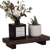 Simple Rustic Pedestal Stand - Handmade Small Wood Tray - Soap Tray for Kitchen Sink, Bathroom (Brown) In Australia - Darrahopens