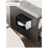 Glove & Tissue Dispenser Holder - Holds Boxes of Gloves, Towels, Wipes, Tissues - Mount onto a Tool Box or in Garages, Workshops and Kitchens (Black) In Australia - Darrahopens