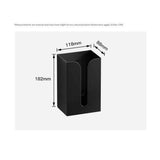 Glove & Tissue Dispenser Holder - Holds Boxes of Gloves, Towels, Wipes, Tissues - Mount onto a Tool Box or in Garages, Workshops and Kitchens (Black) In Australia - Darrahopens