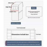 Refrigerator Dust Proof Cover with Storage Pockets Fridge Dust Cover Washer And Dryer Top Cover 65x170 cm (GREY) In Australia - Darrahopens