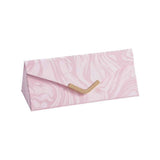 Travel Jewelry Case for Women Girls, Triangle Jewelry Box Organizer, Small Foldable Storage Holder for Necklaces Earrings Rings Bracelets（pink） In Australia - Darrahopens