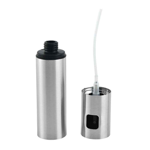100ml(3.4oz) Household press fine spray oil kettle stainless steel spray bottle barbecue spray oil vinegar bottle household kitchen gadget In Australia - Darrahopens