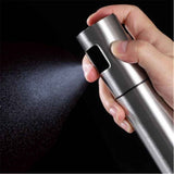 100ml(3.4oz) Household press fine spray oil kettle stainless steel spray bottle barbecue spray oil vinegar bottle household kitchen gadget In Australia - Darrahopens