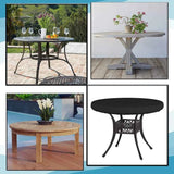 Round Tablecloth,  Waterproof Elastic Fitted Table Covers 76*10cm Tables, Wipeable Backed Plastic Table Cloths for Picnic, Camping, Outdoor - Black In Australia - Darrahopens
