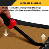 Staple Remover,Heavy Duty Staple Remover,Upholstery Stapler Puller Lifter Tool for Carpet,Wood,Hardwood Floors,Construction,Furniture（2pcs  ） In Australia - Darrahopens