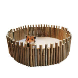 Hamster Bridge Hamster Wooden Fence Squirrel Flexible Bending Ladder Cage Toy Sandrat（30cm） In Australia - Darrahopens