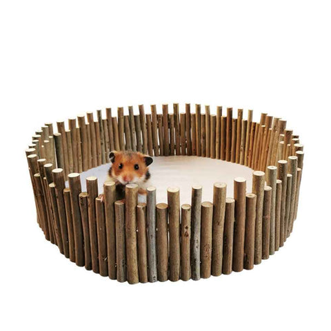 Hamster Bridge Hamster Wooden Fence Squirrel Flexible Bending Ladder Cage Toy Sandrat（30cm） In Australia - Darrahopens