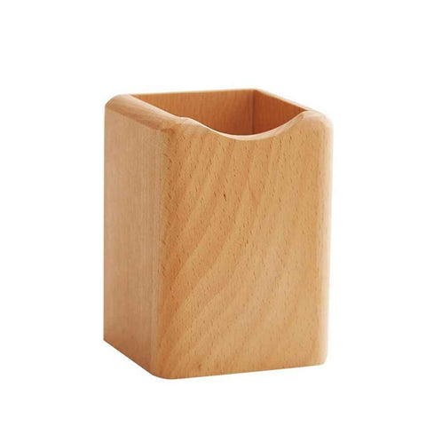 Wood Pen Holder Desk Pencil Holders Wooden Pen and Pencil Organizer Cup for Desktop Pens Stand Holder Cups,Eco Natural Color (natural wood color) In Australia - Darrahopens