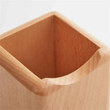 Wood Pen Holder Desk Pencil Holders Wooden Pen and Pencil Organizer Cup for Desktop Pens Stand Holder Cups,Eco Natural Color (natural wood color) In Australia - Darrahopens