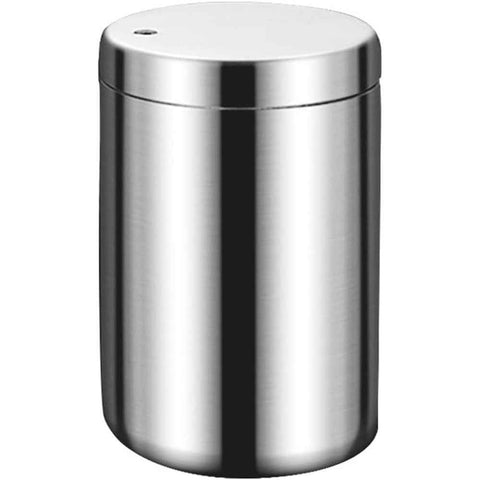 Toothpick Holder,Stainless Steel Toothpick Holder Dispenser Pocket Toothpicks Holder Round Metal Toothpick Storage Box for Table, Restaurant, Travel (silvery) In Australia - Darrahopens