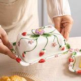 Fun Ceramic Butter Dish with Lid for Countertop –  Unique Kitchen Accessories, Cute Butter Dish with Cover for Countertop, In Australia - Darrahopens