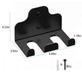 Wall Mounted Barbell Holder & Gym Accessory Rack – Heavy Duty Steel Storage for Barbells, Collars, Bands, and Fitness Gear –Three hook barbell hanger In Australia - Darrahopens