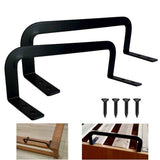 Mattress Retainer Bar 2PCS, 3.5'' Corner, Black, Non Slip, Metal, Adult, MATTRESS COVER In Australia - Darrahopens
