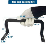 Mattress Retainer Bar 2PCS, 3.5'' Corner, Black, Non Slip, Metal, Adult, MATTRESS COVER In Australia - Darrahopens