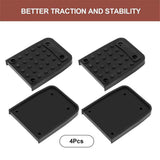 4Pcs Stilt Sole Anti-Slip Foot Pads for Drywall, Drywall Stilts Replacement Part Kits, Construction Tripod Mat with Screw for Plastering, Painting, Wiring, Street Performance In Australia - Darrahopens