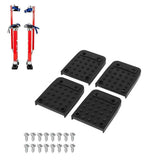 4Pcs Stilt Sole Anti-Slip Foot Pads for Drywall, Drywall Stilts Replacement Part Kits, Construction Tripod Mat with Screw for Plastering, Painting, Wiring, Street Performance In Australia - Darrahopens
