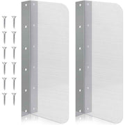 15 x 6 Inch Stainless Steel Splash Guard Stainless Steel Wall Mount Guard with Screws Screws for Bathroom Sink Side Sink Splash Prep Sinks Protector 2pcs In Australia - Darrahopens