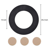 Non Skid Rubber Furniture Pads for Recliners, Furniture Grippers, Gripper Pads, Anti Slide Furniture Pads Hardwood Floor Protector, Fits Recliners, Swivel Chairs (25.2’’ Outside Diameter) In Australia - Darrahopens