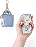 2pcs Ring holder Keychain for jewelry,Portable Mini Gym Travel Jewelry Case for Earrings, Rings, Necklaces Man and Women (Blue) In Australia - Darrahopens