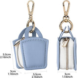 2pcs Ring holder Keychain for jewelry,Portable Mini Gym Travel Jewelry Case for Earrings, Rings, Necklaces Man and Women (Blue) In Australia - Darrahopens