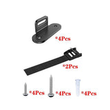 Anti Tip Furniture Anchors (2 Sets),Heavy Duty Furniture Wall Anchor,Adjustable Earthquake Straps,Furniture Anchors for Baby Proofing,Black In Australia - Darrahopens