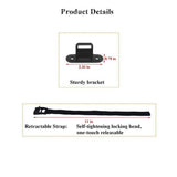 Anti Tip Furniture Anchors (2 Sets),Heavy Duty Furniture Wall Anchor,Adjustable Earthquake Straps,Furniture Anchors for Baby Proofing,Black In Australia - Darrahopens