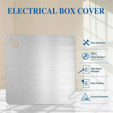 8pcs  Metal Electrical Box Cover Plate,Junction Box Covers,4 Inch Square Flat Blank Electric Box Cover In Australia - Darrahopens