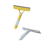 3 in 1 Window Cleaning Scraper, Cleaner Window Squeegee with Sprayer, Squeegee and Scrubber Spray Bottle Window Squeegee for Shower Glass,Mirrors(Yellow+White) In Australia - Darrahopens