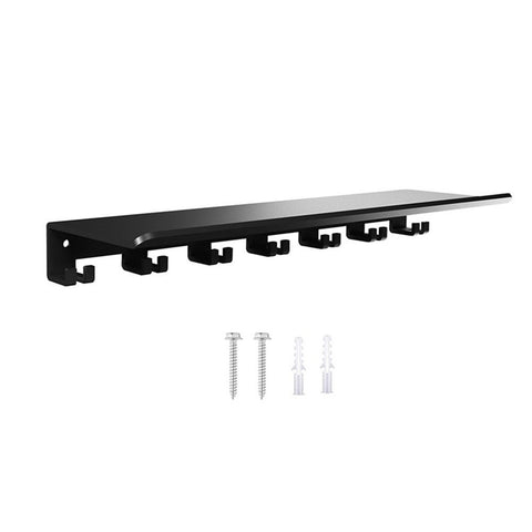 Floating Shelf Home Gym Weight wall Storage Equipment Hanger Metal Rack Holder Wall Mount with Hooks T-Lock Adapters Bracket Hanger Workout In Australia - Darrahopens