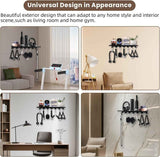 Floating Shelf Home Gym Weight wall Storage Equipment Hanger Metal Rack Holder Wall Mount with Hooks T-Lock Adapters Bracket Hanger Workout In Australia - Darrahopens