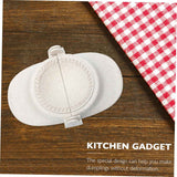 Dumpling Maker Dumpling Skin Maker Kitchen Small Tool Dumpling Mold Home Manual Dumplings（Small size beige） In Australia - Darrahopens